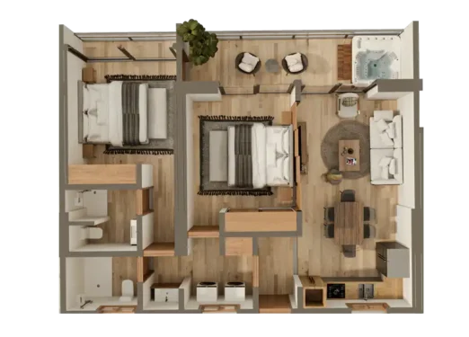 plano apartamento tipo c